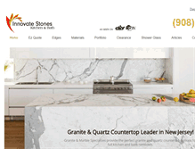 Tablet Screenshot of innovatestones.com